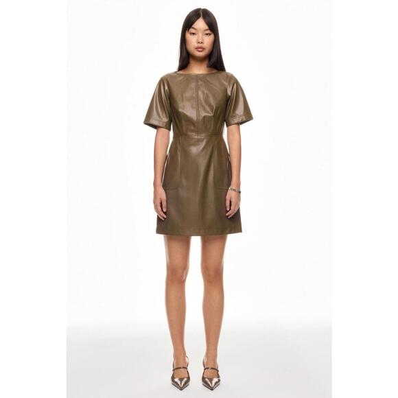 Dresses & Skirts - Jason Wu x RTR Faux Leather Mini Dress Size 2 As is Condition